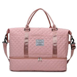 Diamond Grid Dry And Wet Separation Bag