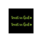 Letter & Heart Pattern Car Rearview Mirror Sticker