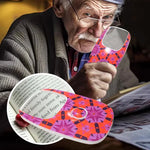 5X HD magnifying glass with LED light