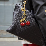 Cute Cherry Design Keychain