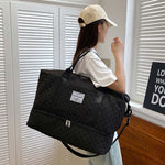 Diamond Grid Dry And Wet Separation Bag