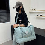 Diamond Grid Dry And Wet Separation Bag