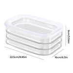 3 Layer Reusable Food Storage Container