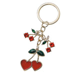 Heart & Cherry Keychain