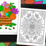 Color By Number Coloring Book for Adults
