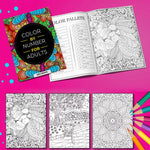 Color By Number Coloring Book for Adults