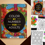 Color By Number Coloring Book for Adults