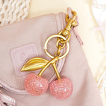 Cute Cherry Design Keychain