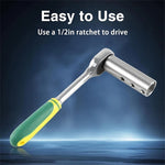 Stainless Steel Trailer Jack Electric Drill Adapter