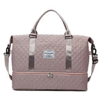 Diamond Grid Dry And Wet Separation Bag