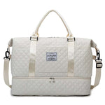 Diamond Grid Dry And Wet Separation Bag