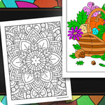 Color By Number Coloring Book for Adults