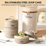 Portable Insulated Food Lunch Container Set