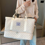 Diamond Grid Dry And Wet Separation Bag