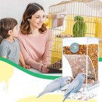 Automatic No-Spill Transparent Bird Feeder