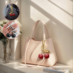 Cute Cherry Design Keychain