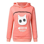 Animal Pouch Sweatshirt Hoodie