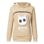 Animal Pouch Sweatshirt Hoodie