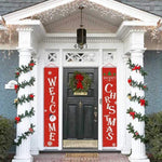 Christmas curtain couplet