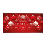 Snow Garage Door Banner Ornament